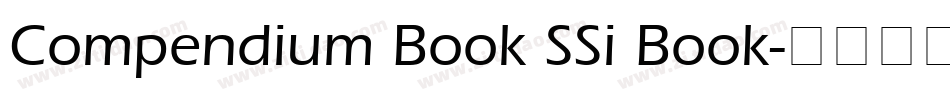 Compendium Book SSi Book字体转换